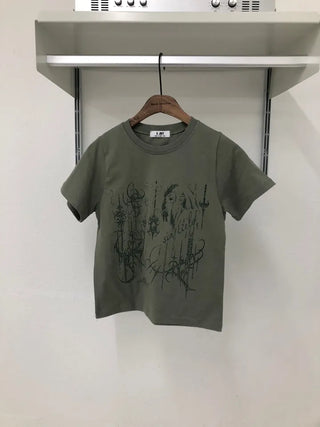 Muta Tattoo Print Short Sleeve T-shirt