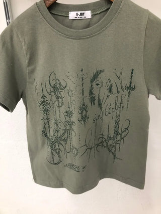 Muta Tattoo Print Short Sleeve T-shirt