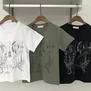 Muta Tattoo Print Short Sleeve T-shirt