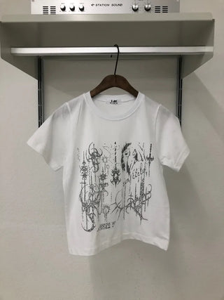 Muta Tattoo Print Short Sleeve T-shirt