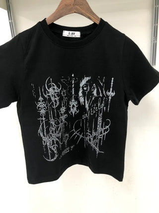Muta Tattoo Print Short Sleeve T-shirt