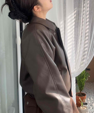 Snap Button Oversized Short Padded Jumper