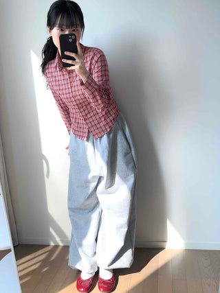 Vintage Check Slim Fit Collared Shirt