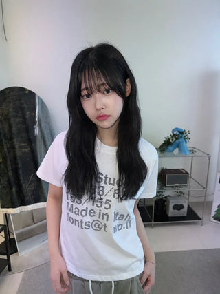Fumo Daily Lettering Short Sleeve T-shirt