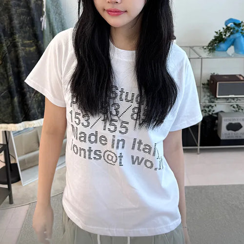 Fumo Daily Lettering Short Sleeve T-shirt