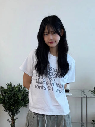 Fumo Daily Lettering Short Sleeve T-shirt