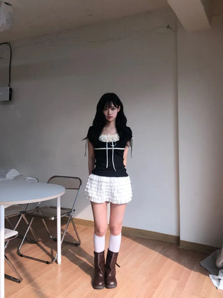 Nyoca Tiered Frill Shorts