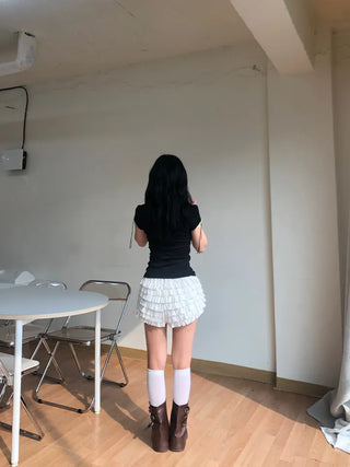 Nyoca Tiered Frill Shorts
