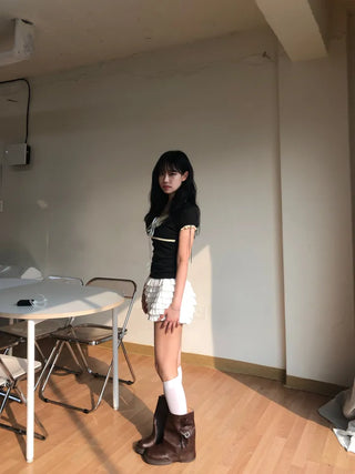 Nyoca Tiered Frill Shorts