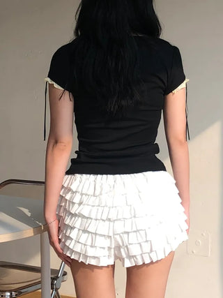 Nyoca Tiered Frill Shorts