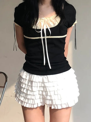 Nyoca Tiered Frill Shorts