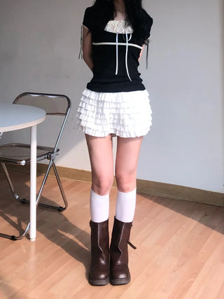 Nyoca Tiered Frill Shorts