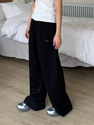 Moya Natural Plain Loose Fit Long Pants