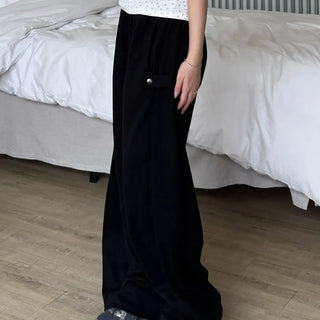 Moya Natural Plain Loose Fit Long Pants