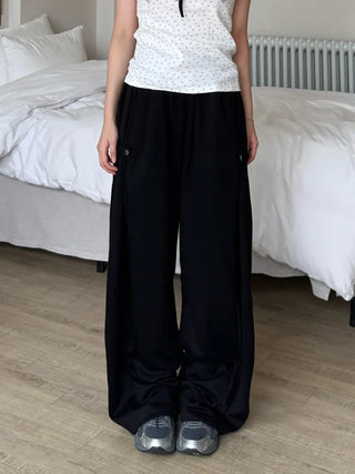 Moya Natural Plain Loose Fit Long Pants