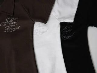 Famo New Basic Vintage Short Sleeve T-shirt