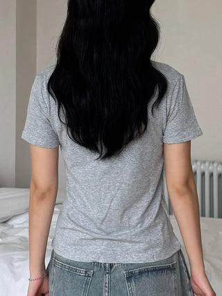 Joa Pure One-piece Cotton Plain Short Sleeve T-shirt