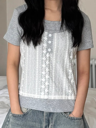Joa Pure One-piece Cotton Plain Short Sleeve T-shirt