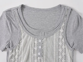 Joa Pure One-piece Cotton Plain Short Sleeve T-shirt