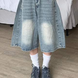 Luna Casual Denim Pocket Shorts