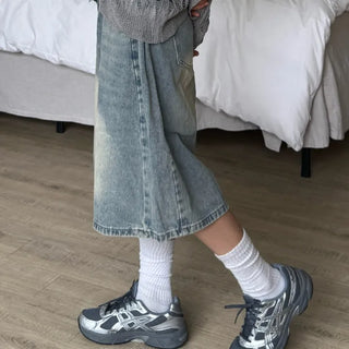 Luna Casual Denim Pocket Shorts