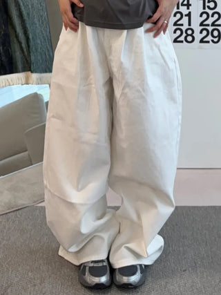 Daily Pants Plain Cotton Long Pants