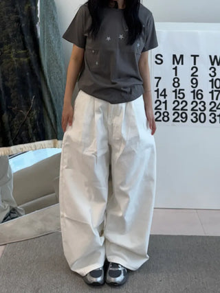 Daily Pants Plain Cotton Long Pants