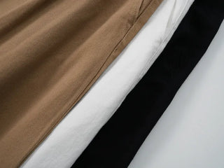 Daily Pants Plain Cotton Long Pants