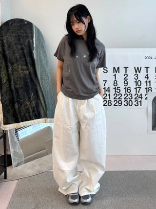 Daily Pants Plain Cotton Long Pants