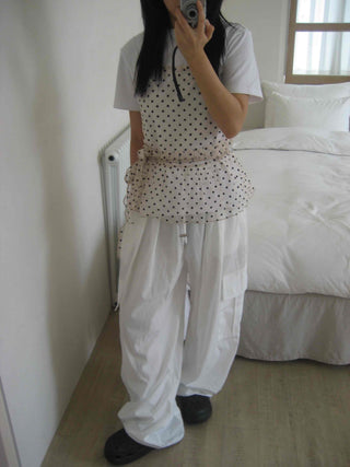 Summer Nylon Cargo Pocket Pants