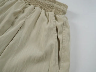 Summer Nylon Cargo Pocket Pants