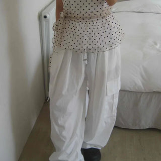 Summer Nylon Cargo Pocket Pants