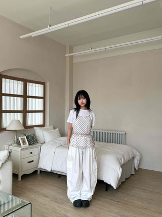 Summer Nylon Cargo Pocket Pants
