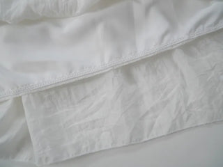 Asymmetrical flare belt tiered skirt