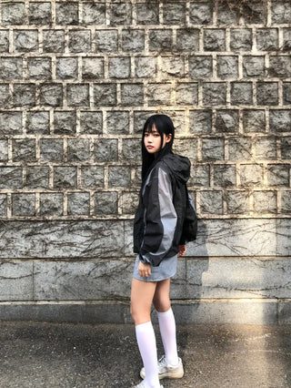 Robe Pocket Cargo Ribbon Mini Skirt
