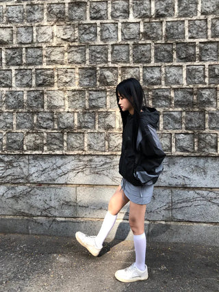 Robe Pocket Cargo Ribbon Mini Skirt