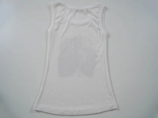 Basic graphic sleeveless top