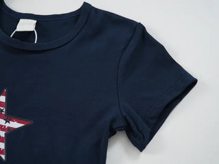 Vintage Star Graphic Basic Short Sleeve