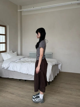 Dilo Casual Plain Wide Short Pants