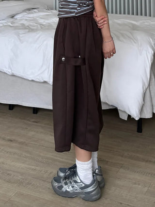 Dilo Casual Plain Wide Short Pants