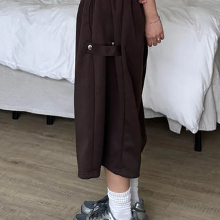 Dilo Casual Plain Wide Short Pants
