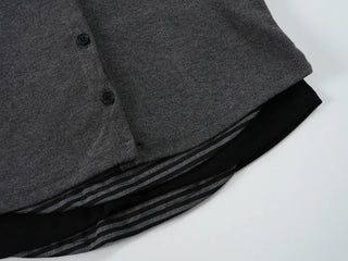 Kir Striped Long Sleeve Cardigan
