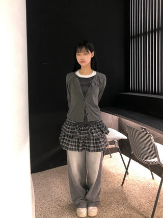 Kir Striped Long Sleeve Cardigan