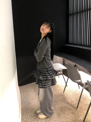 Kir Striped Long Sleeve Cardigan