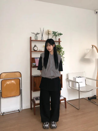 Majo Windbreaker Hooded Vest