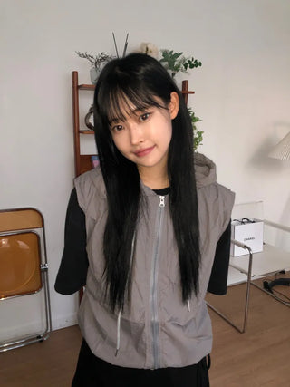 Majo Windbreaker Hooded Vest
