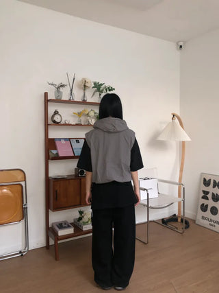 Majo Windbreaker Hooded Vest