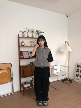 Majo Windbreaker Hooded Vest