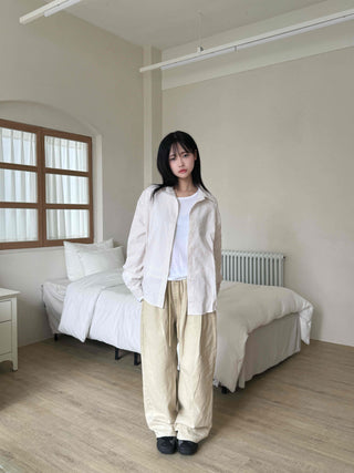 Pure Oversized Striped Shirt