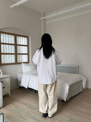 Pure Oversized Striped Shirt